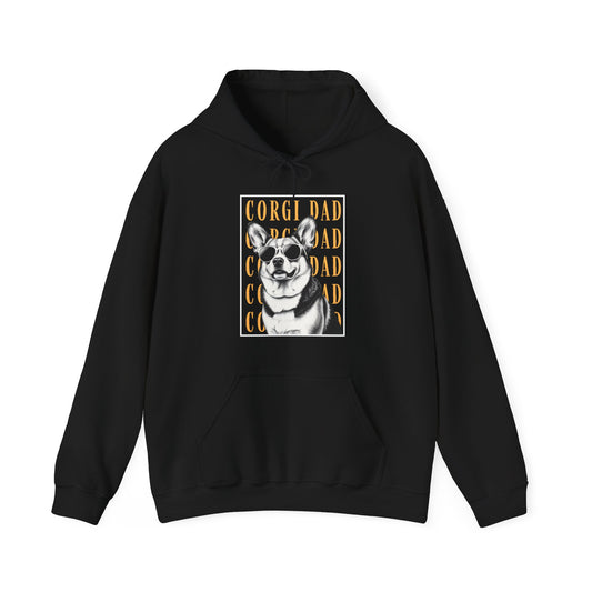 Corgi Hoodie Dad