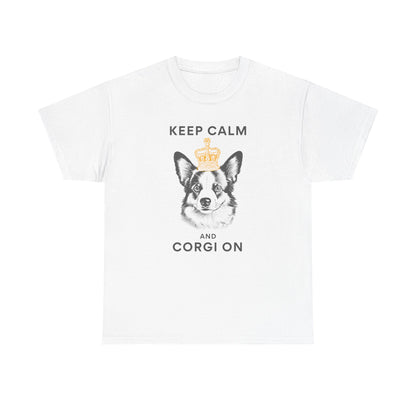 Corgi T-shirt Keep Calm London