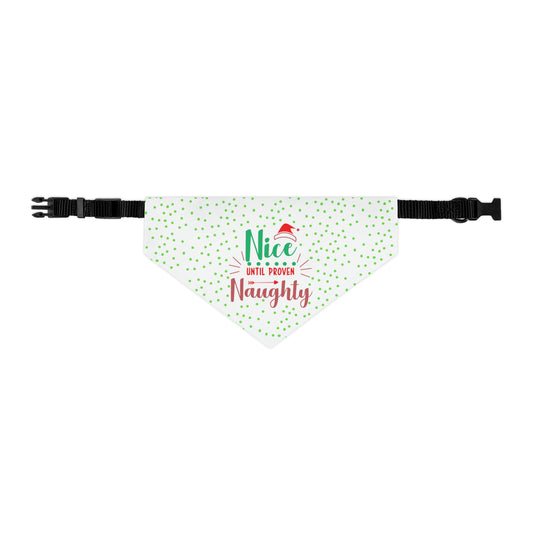 Dog Bandana Nice or Naughty