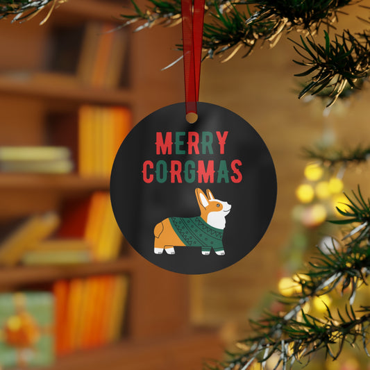 Corgi Christmas Ornament