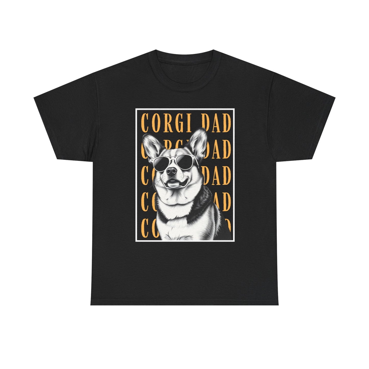 Corgi T-shirt Dad