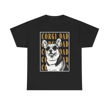 Corgi T-shirt Dad