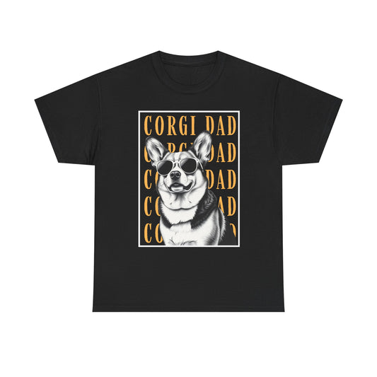 Corgi T-shirt Dad