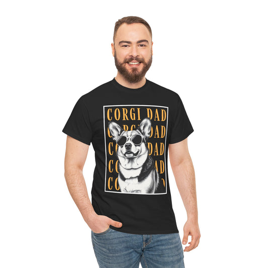 Corgi T-shirt Dad