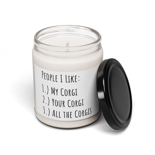 Corgi Candle People I Like