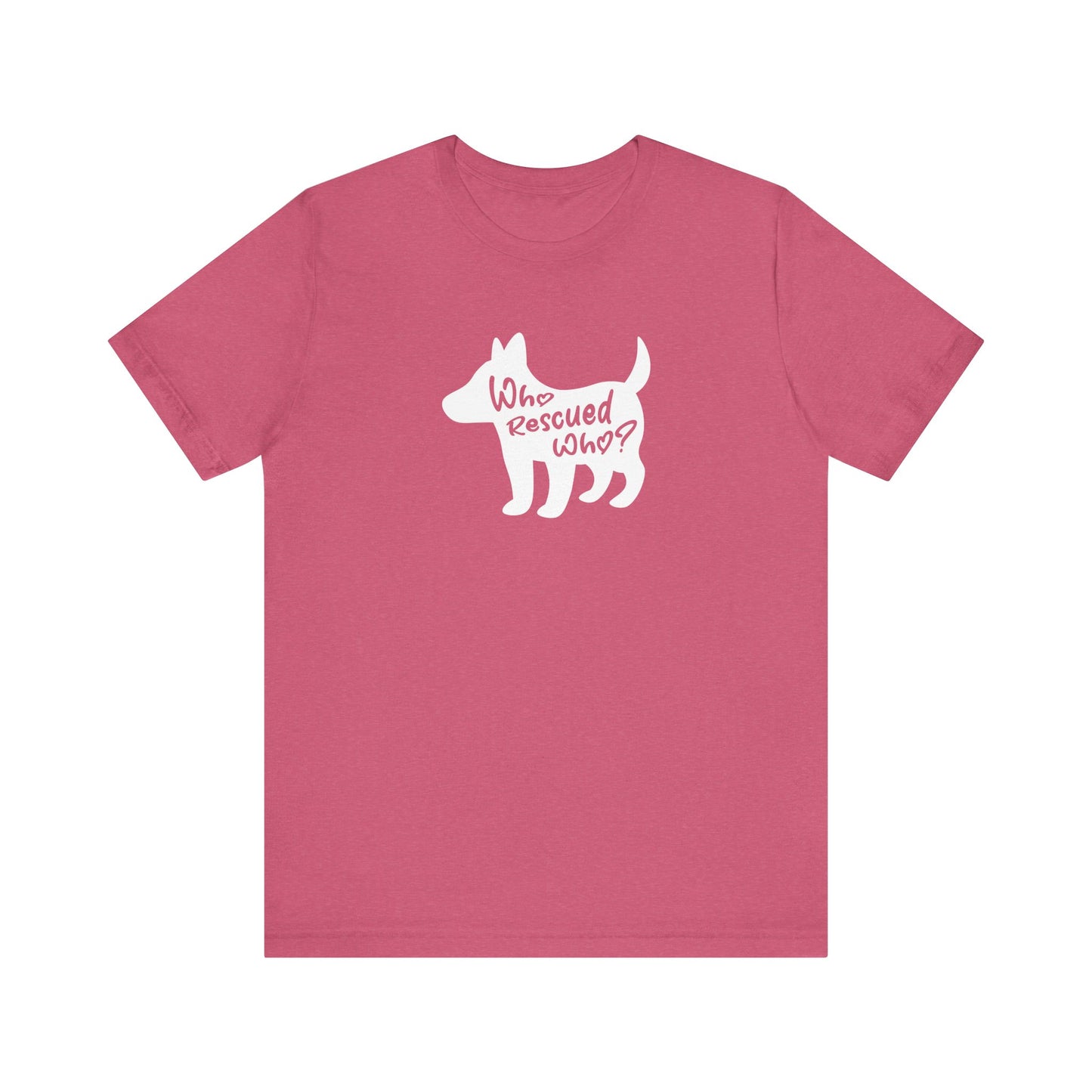 T-shirt Who Rescued Who?