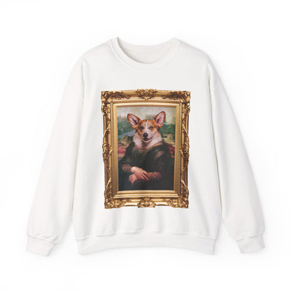 Corgi Sweatshirt - Mona Lisa