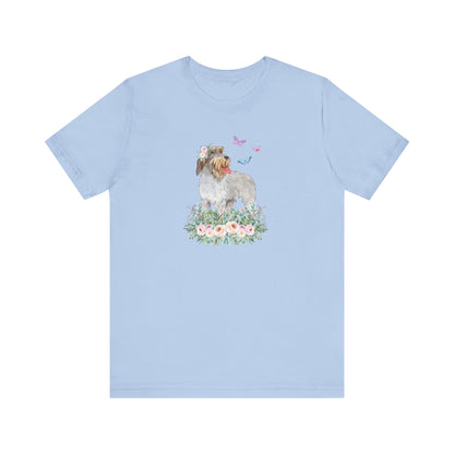 Griffon T-shirt Flowers & Butterflies