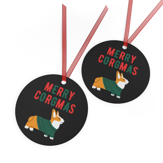 Corgi Christmas Ornament