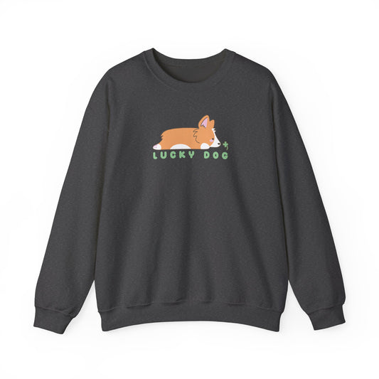Corgi Sweatshirt Lucky Dog
