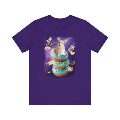 Corgi T-shirt Donuts & Space