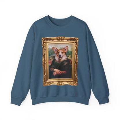 Corgi Sweatshirt - Mona Lisa