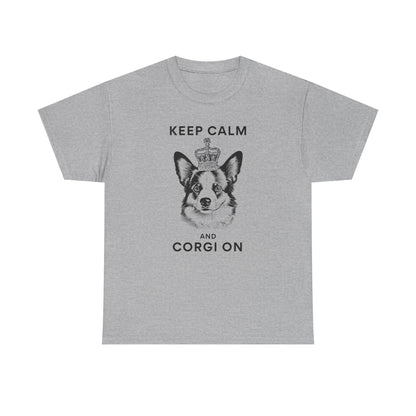 Corgi T-shirt Keep Calm London