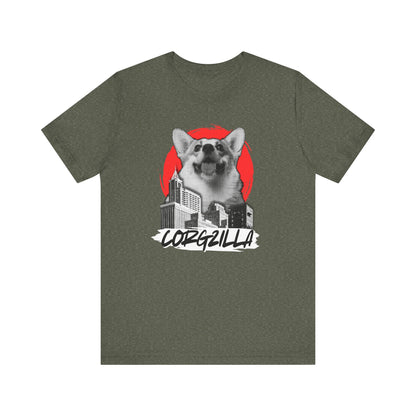 Corgi T-shirt Corgzilla