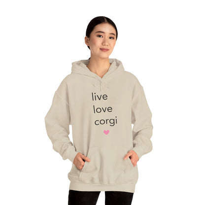 Corgi Hoodie Live Love