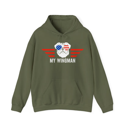 Pug Hoodie Wingman