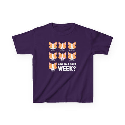 Corgi T-Shirt Days of the Week KIDS