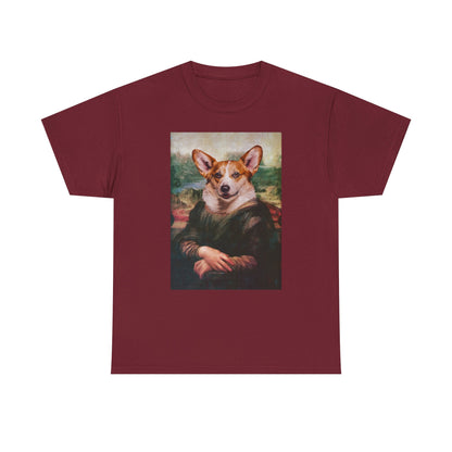 Corgi T-shirt - Mona Lisa