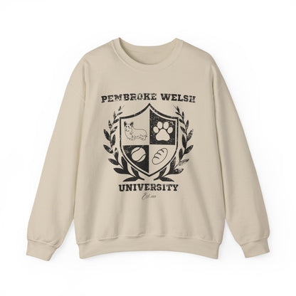 Corgi Sweatshirt Pembroke Welsh University (Distressed)
