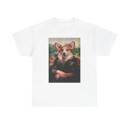 Corgi T-shirt - Mona Lisa