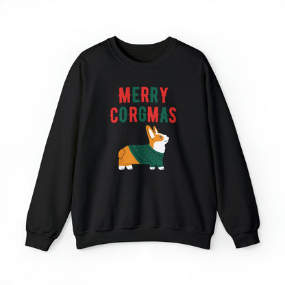 Corgi Christmas Sweatshirt Merry Corgmas