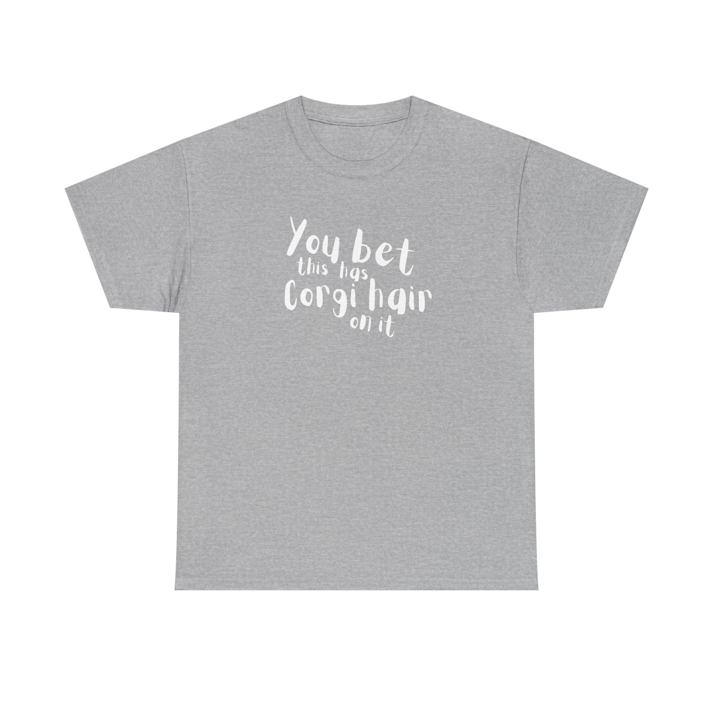 Corgi T-shirt Has Hair On It