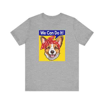 Corgi T-shirt Rosie the Riveter