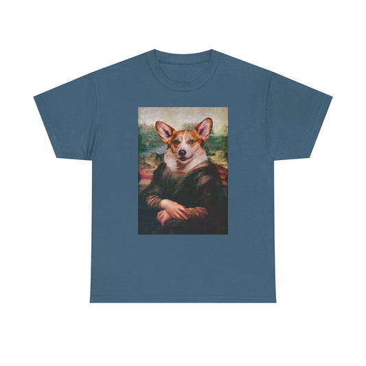Corgi T-shirt - Mona Lisa