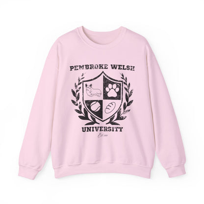 Corgi Sweatshirt Pembroke Welsh University (Distressed)
