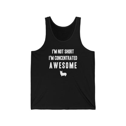 Corgi Tank Top Concentrated Awesome