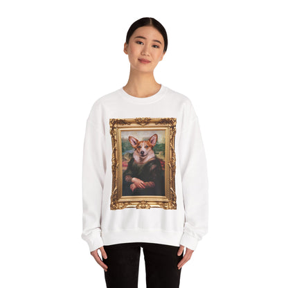 Corgi Sweatshirt - Mona Lisa