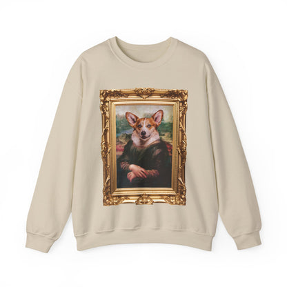 Corgi Sweatshirt - Mona Lisa