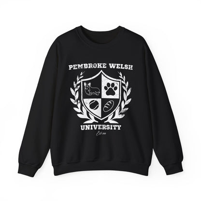 Corgi Sweatshirt Pembroke Welsh University (Distressed)