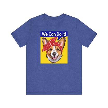 Corgi T-shirt Rosie the Riveter