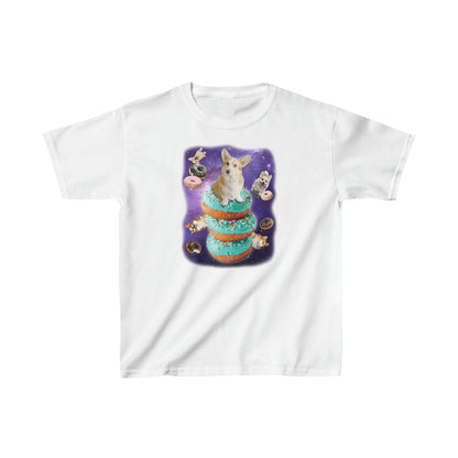 Corgi T-shirt Donuts & Space KIDS