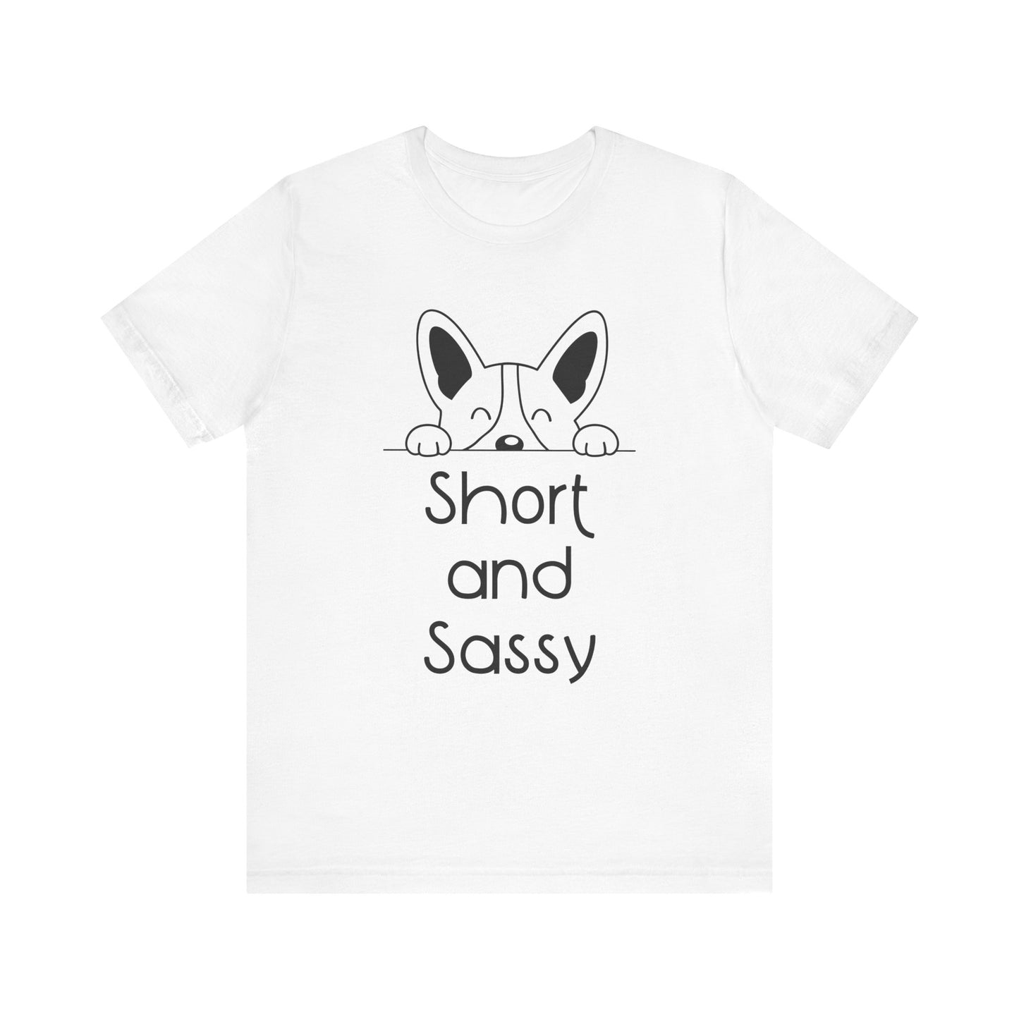 Corgi T-shirt Short & Sassy