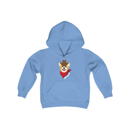 Corgi Hoodie Cowboy Yee Haw KIDS