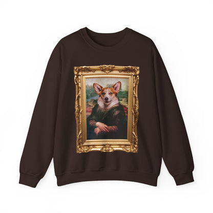 Corgi Sweatshirt - Mona Lisa