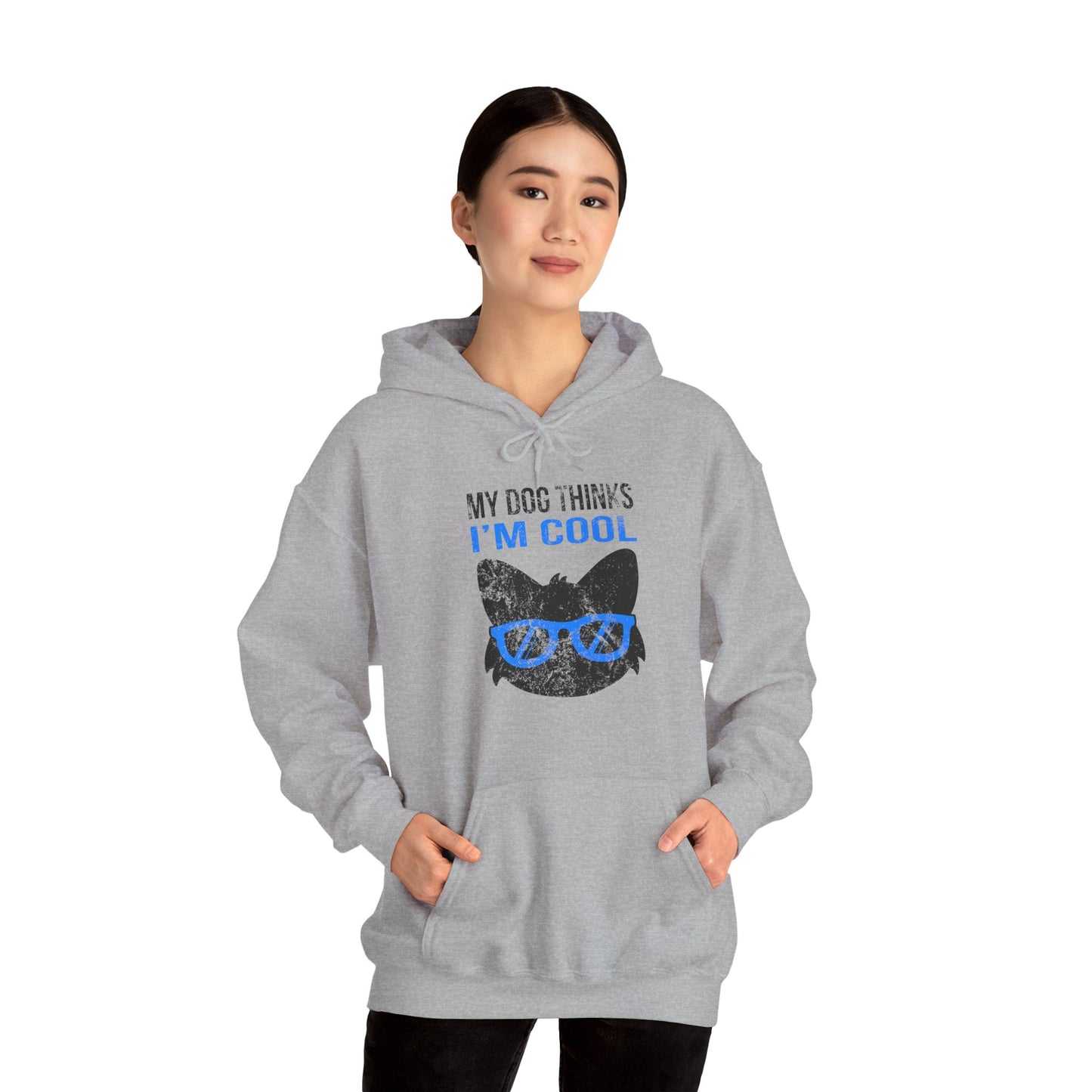 Dog Hoodie I'm Cool (Distressed)