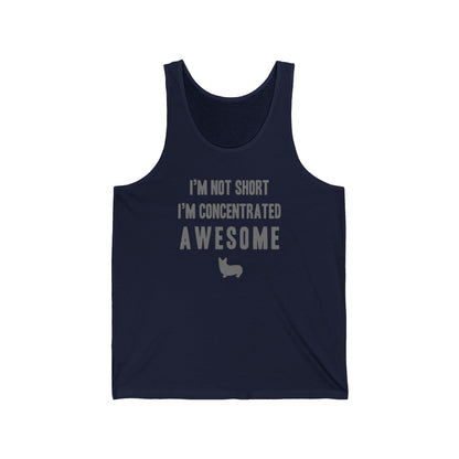 Corgi Tank Top Concentrated Awesome
