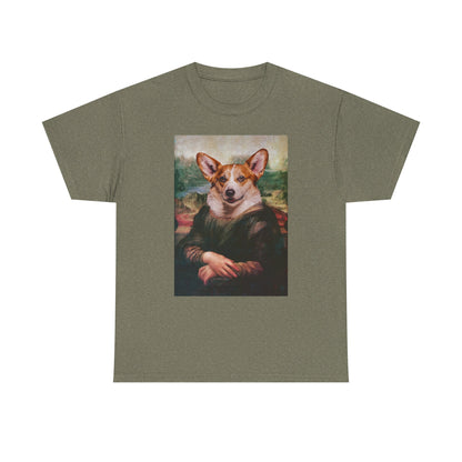 Corgi T-shirt - Mona Lisa