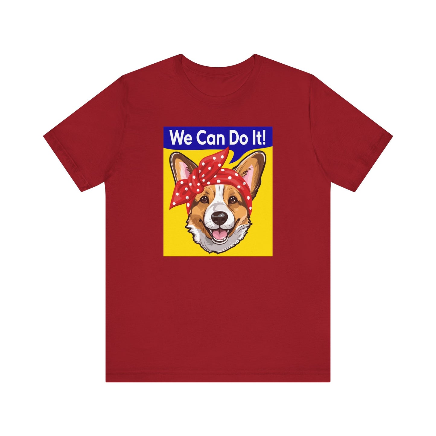 Corgi T-shirt Rosie the Riveter