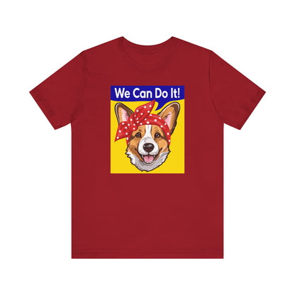 Corgi T-shirt Rosie the Riveter
