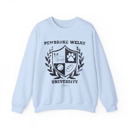 Corgi Sweatshirt Pembroke Welsh University (Distressed)