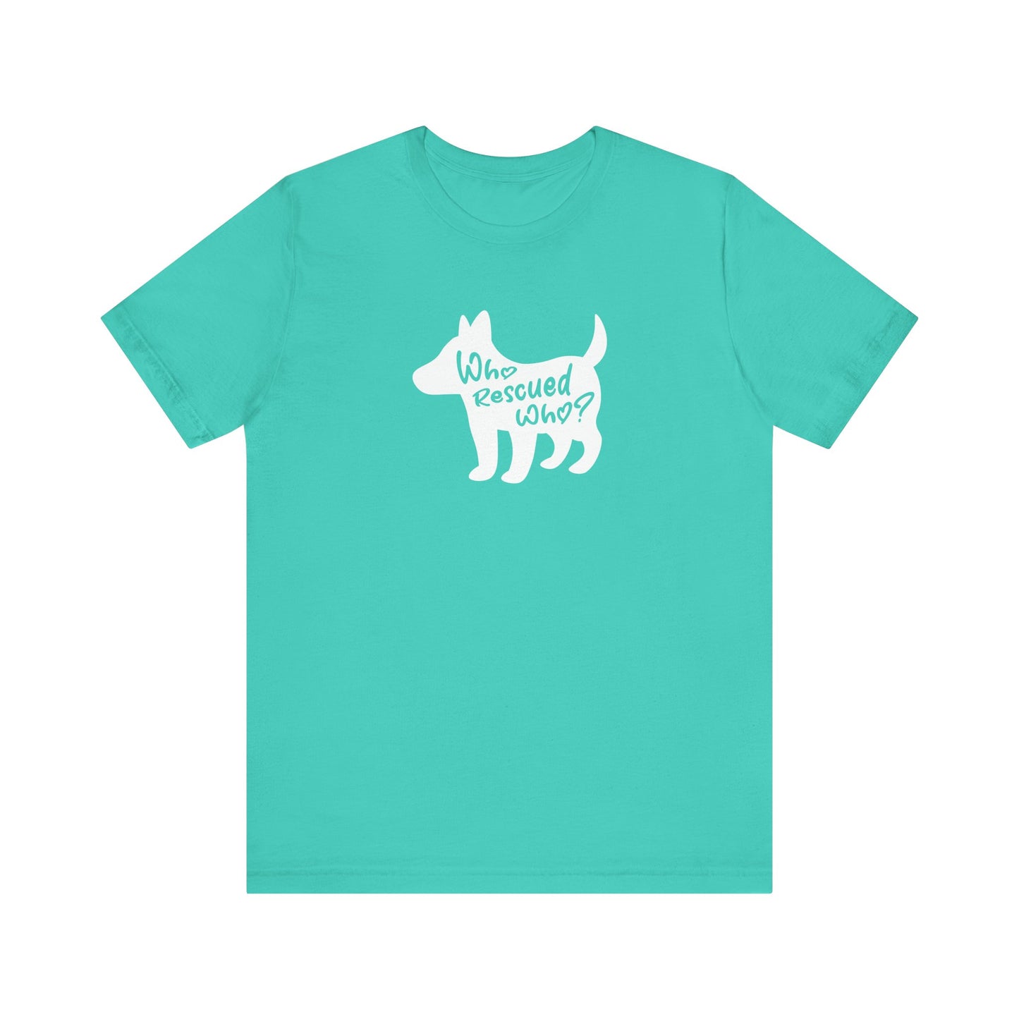 T-shirt Who Rescued Who?