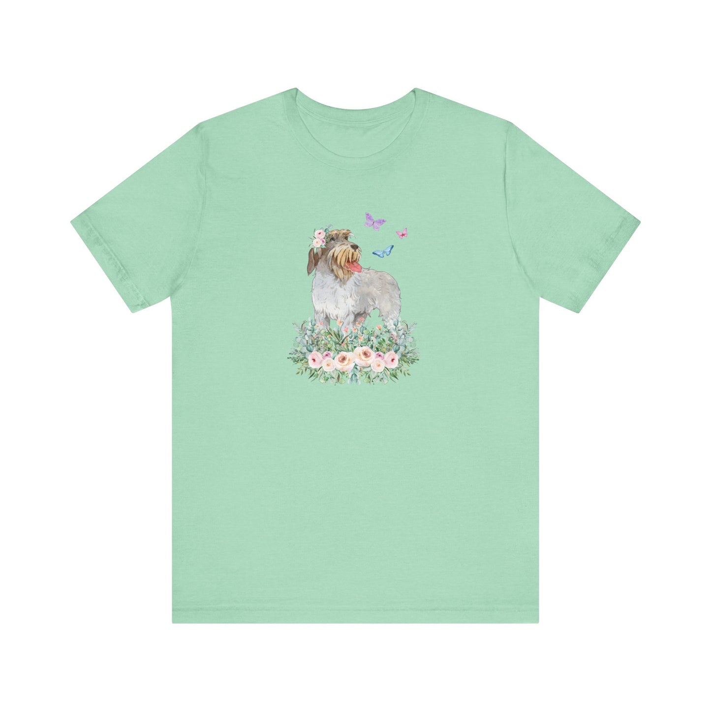 Griffon T-shirt Flowers & Butterflies