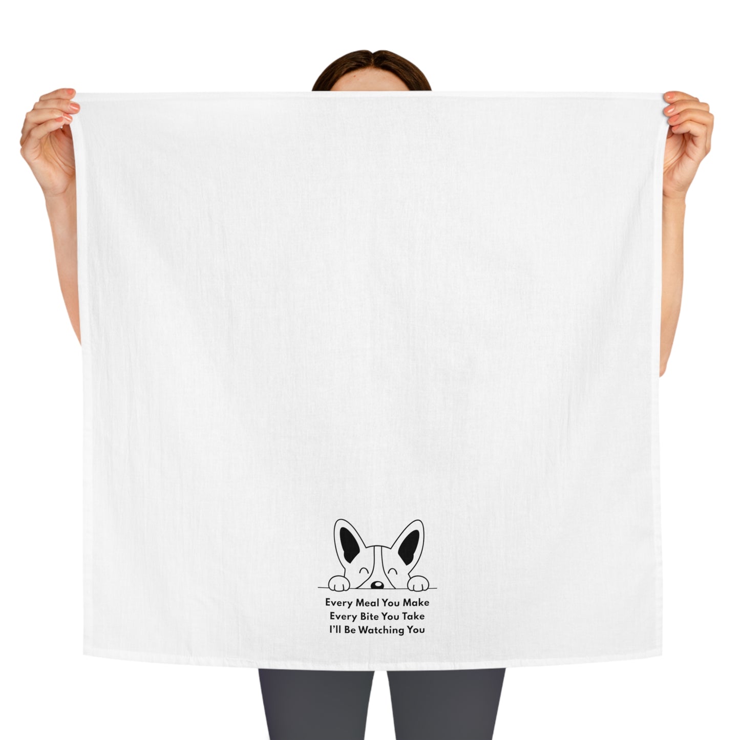 Corgi Hand Towel I'll Be Watching