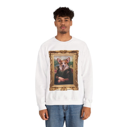 Corgi Sweatshirt - Mona Lisa