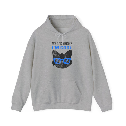 Dog Hoodie I'm Cool (Distressed)