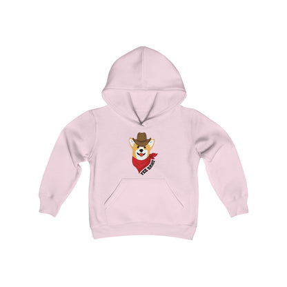 Corgi Hoodie Cowboy Yee Haw KIDS